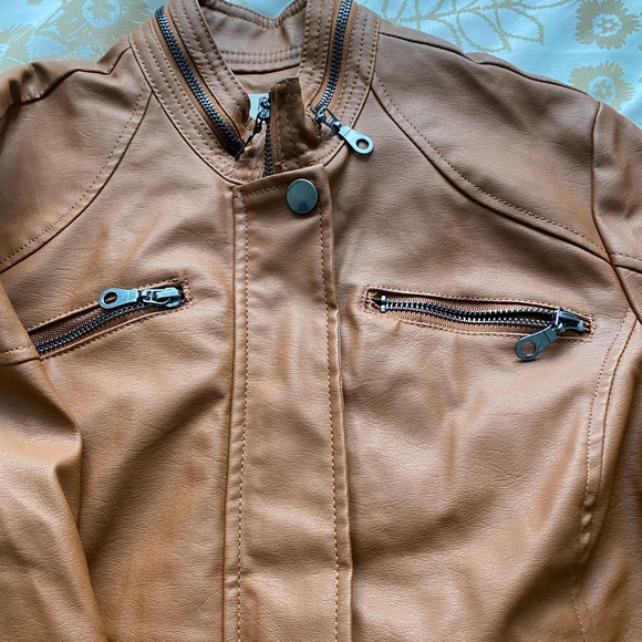 Maralyn & Me Faux Leather Jacket - Picture 2 of 7